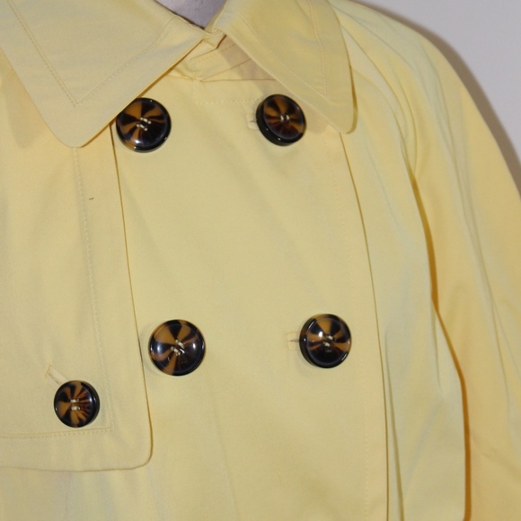 Style&co. Vibrant Yellow rain jacket - Picture 7 of 9